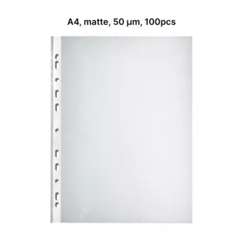 AD Class kišenė su perforacija Orange Peel A4 50 myk., pakuotė 100 vnt.