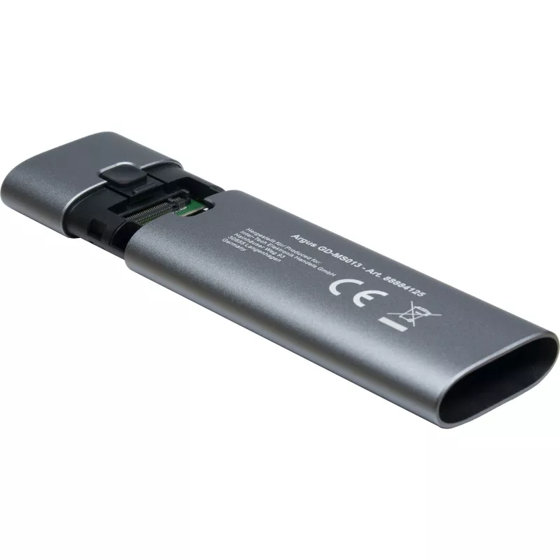 HDD dėklas Inter-Tech GD-MS013 Mėlynas M.2 PCI Express 10 Gbit/s