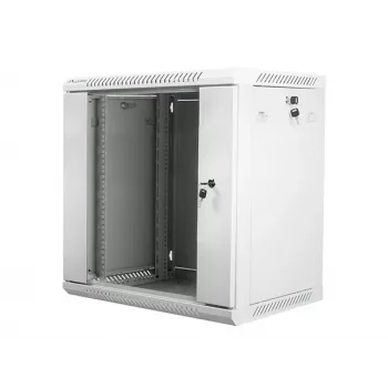 Sieninis tinklo stovas LANBERG WF01-6412-10S, 12U, 19 colių, 600×450×640 mm, IP20, 60 kg