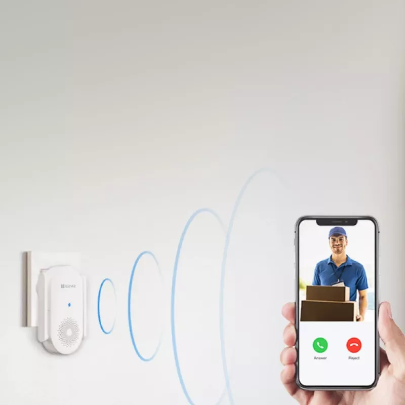 EZVIZ CH1 belaidis Wi-Fi skambutis belaidžiams vaizdo durų skambučiams