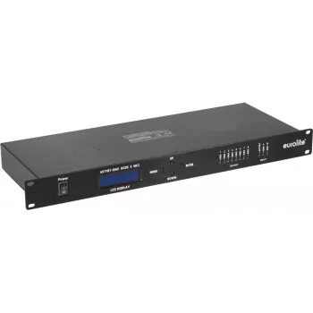 Tinklo mazgas EUROLITE Art-Net DMX 70064843 – 8 DMX išėjimų per Ethernet