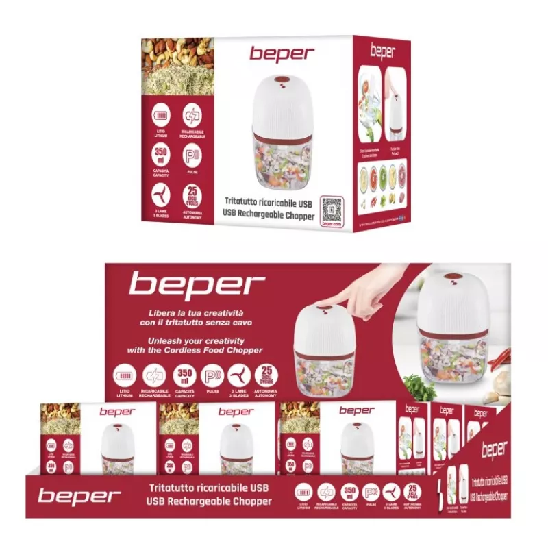 Belaidis mini smulkintuvas Beper P102ROB051