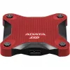 Išorinis SSD ADATA SD620 1 TB, nešiojamas, USB 3.2 Gen 2 (Micro-USB B), skaitymas 520 MB/s, rašymas 460 MB/s, atsparus smūgiams, raudonas