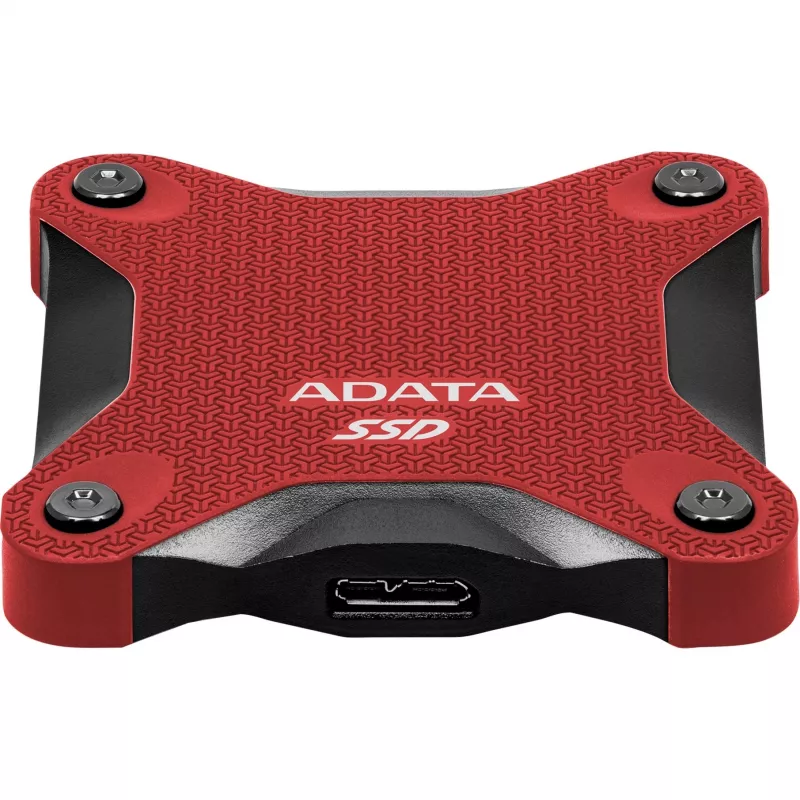 Išorinis SSD ADATA SD620 1 TB, nešiojamas, USB 3.2 Gen 2 (Micro-USB B), skaitymas 520 MB/s, rašymas 460 MB/s, atsparus smūgiams, raudonas
