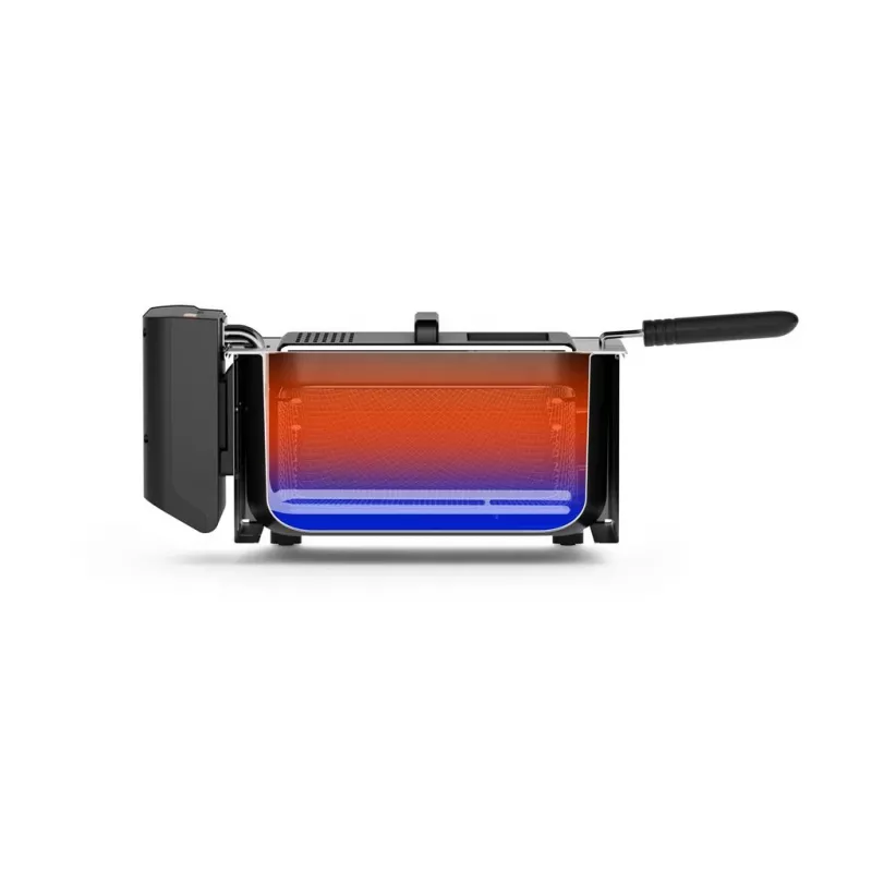 Tristar FR-9338 gruzdintuvė | 2000 W | 3 L | Nerūdijantis plienas/Juoda