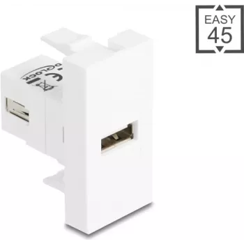 USB 2.0 tipo-A į tipo-A adapteris, DELOCK 90908, ekranuotas