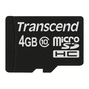 „Transcend“ 4 GB MicroSDHC „Class 10“ atminties kortelė TS4GUSDC10