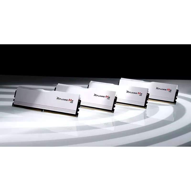 G.Skill Ripjaws M5 RGB 32 GB (2x 16 GB) DDR5-5200 MHz atminties rinkinys, balta spalva, INTEL XMP