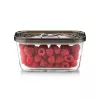 Stiklinis vakuuminis indas su plastikiniu dangteliu Caso VacuBoxx Eco M, 0,8 l, skaidrus