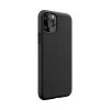 Silicone Dėklas Devia Nature Series, skirtas iPhone 12 Pro Max, juodas, minkšto prisilietimo apsauginis dangtelis