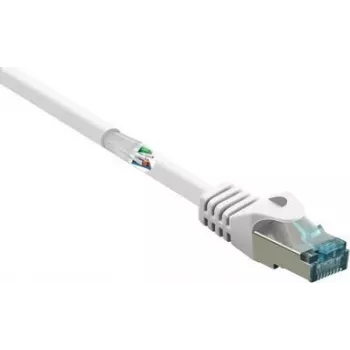 RF-5043912 RJ45 tinklo kabelis CAT 6a S/FTP 10,00 m baltas, nedegus, 1 vnt.