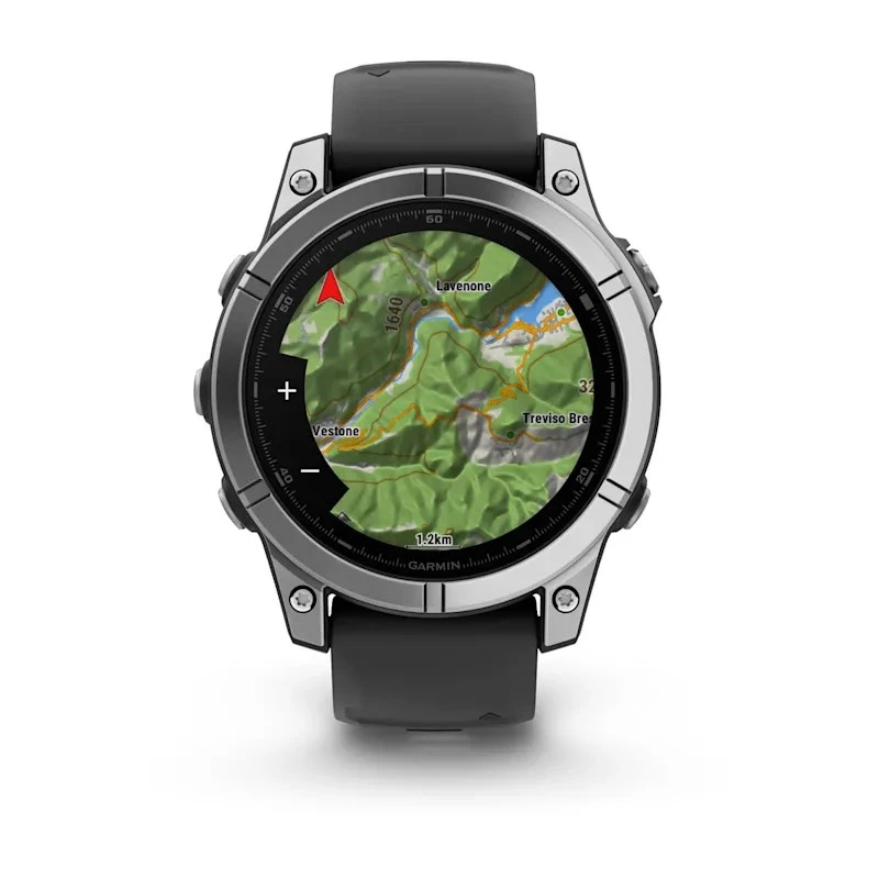 Garmin Fenix E 3,3 cm (1,3 colio) AMOLED 47 mm Skaitmeninis 416 × 416 pikselių Liečiamas ekranas Nerūdijantis plienas Wi-Fi GPS (palydovas)