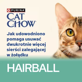 CAT CHOW Hairball Control Vištiena su Pupelėmis Padaže 85g