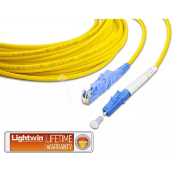 Lightwin LSP-09 E2-LC 5.0 šviesolaidinis kabelis 5 m E-2000 OS2 mėlyna - geltona