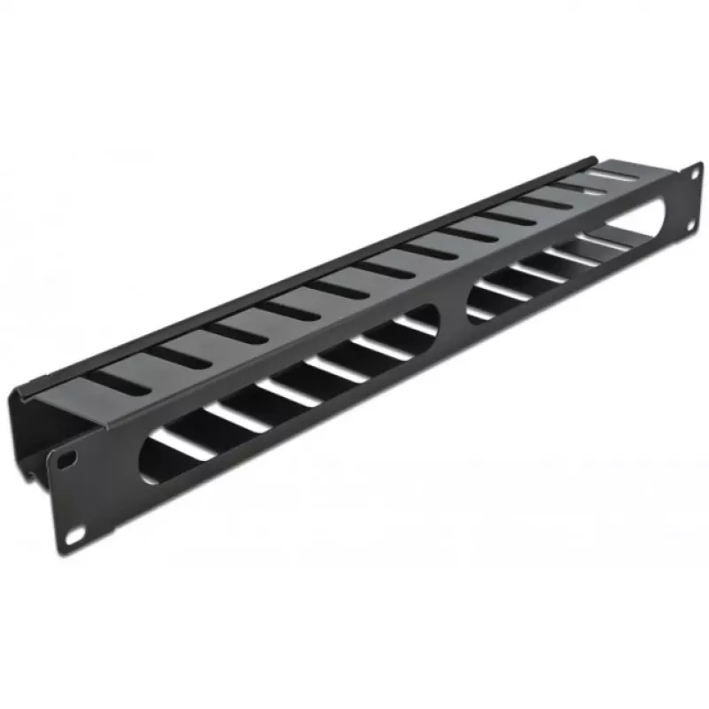 Kabelių valdymo panelė DeLOCK 19 colių 66550 juoda 1U