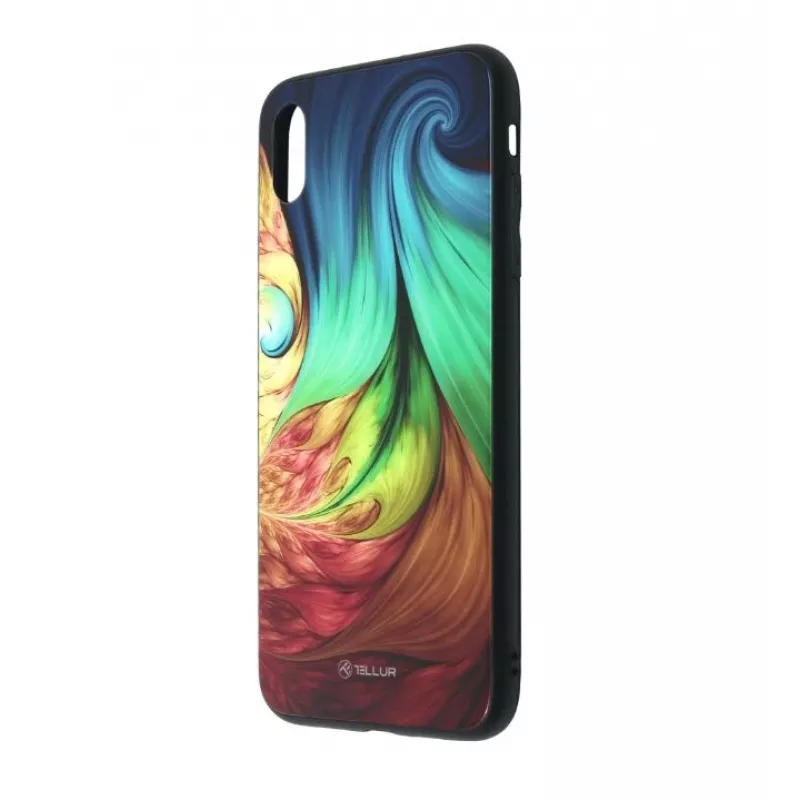 Apsauginis stiklas Tellur Cover Glass print iPhone XS Max — grūdintas stiklas su raštu