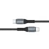 USB C laidas Qoltec 52358 1,5 m juodas USB 2.0 0,48 Gbit/s