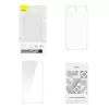 Apsauginis dėklas Baseus Crystal Series iPhone 14 Plus su grūdinto stiklo nugara