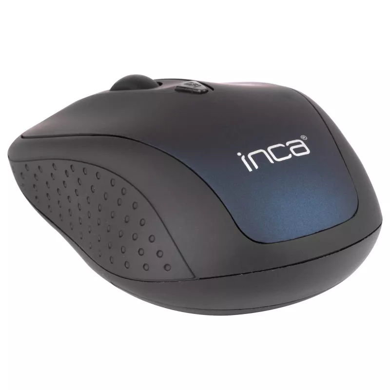 Cian Technology GmbH INCA Mouse IWM-201RL belaidė pelė su Nano-USB imtuvu, 1600 DPI, mėlyna/juoda, mažmeninė pakuotė