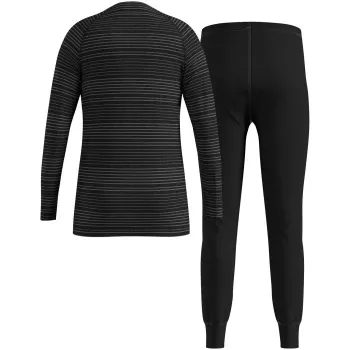 Odlo vaikiškas termo apatinis komplektas ACTIVE WARM ECO SET, 140 cm, juoda/pilka