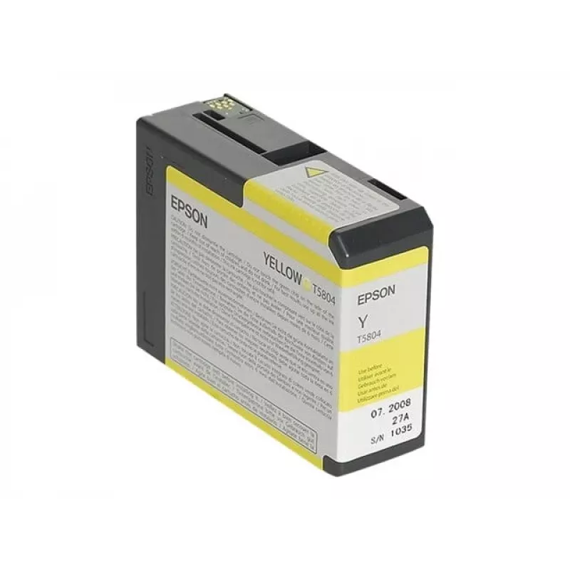 Epson T580400 geltonas kasetė, originali, 80 ml