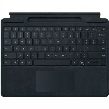 Microsoft Surface Pro klaviatūra QWERTZ vokiška juoda su jutikliniu kilimėliu