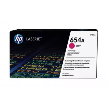HP 654A Original LaserJet tonerio kasetė, rausvai raudona (magenta)