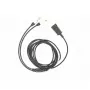 Tellur QD į 2×3,5 mm lizdo adapterio laidas, 2,2 m, juodas