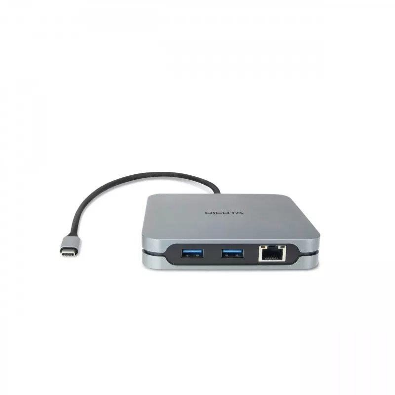 DICOTA D32057 USB Type-C stotelė 10000 Mbit/s sidabrinė