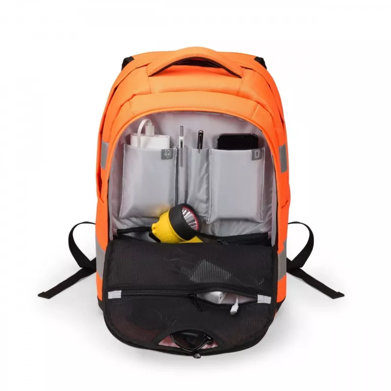 Kuprinė nešiojamam kompiuteriui 15,6 colio Hi-VIS 25 l oranžinė