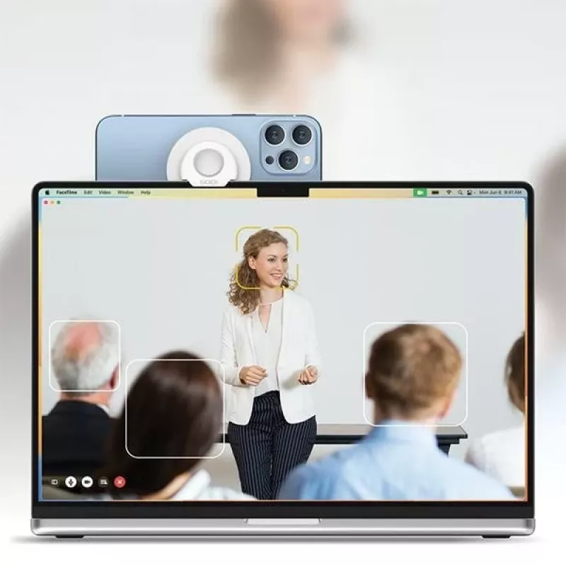Indukcinis MagSafe laikiklis MacBook baltas