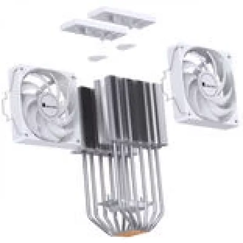 CPU aušintuvas Jonsbo CR-3000E Dvigubas bokštas ARGB Baltas