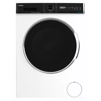 Laisvai pastatoma skalbyklė AMICA WA3S712BLiSHB, 7 kg, 1200 aps./min., 2100 W, LED ekranas, juodos spalvos durelės