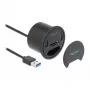 Delock 64152 USB 3.2 Gen 1 šakotuvas, 2 prievadai, su SD/microSD kortelių skaitytuvu