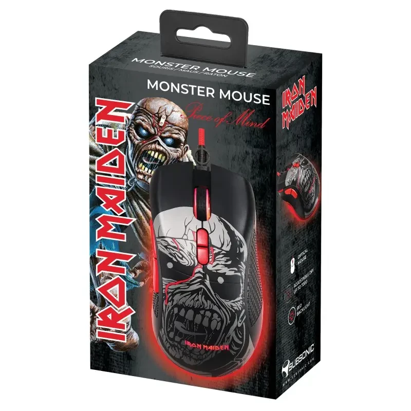 Žaidimų pelė Subsonic Iron Maiden Piece Of Mind USB