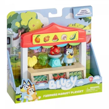 Mini Bluey maisto prekių parduotuvėlės figūrėlių rinkinys TMTOYS BLU17555 – mažos figūrėlės vaidmenų žaidimams