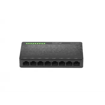 LANBERG DSP1-0108 8 prievadų 100 Mb/s darbalaukinis tinklo jungiklis