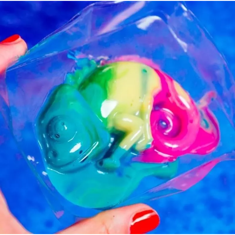 Liscianigiochi mokslo rinkinys „Crazy Science Slime Chameleon“ 304-PL89246 – edukacinis gleivių eksperimentų rinkinys