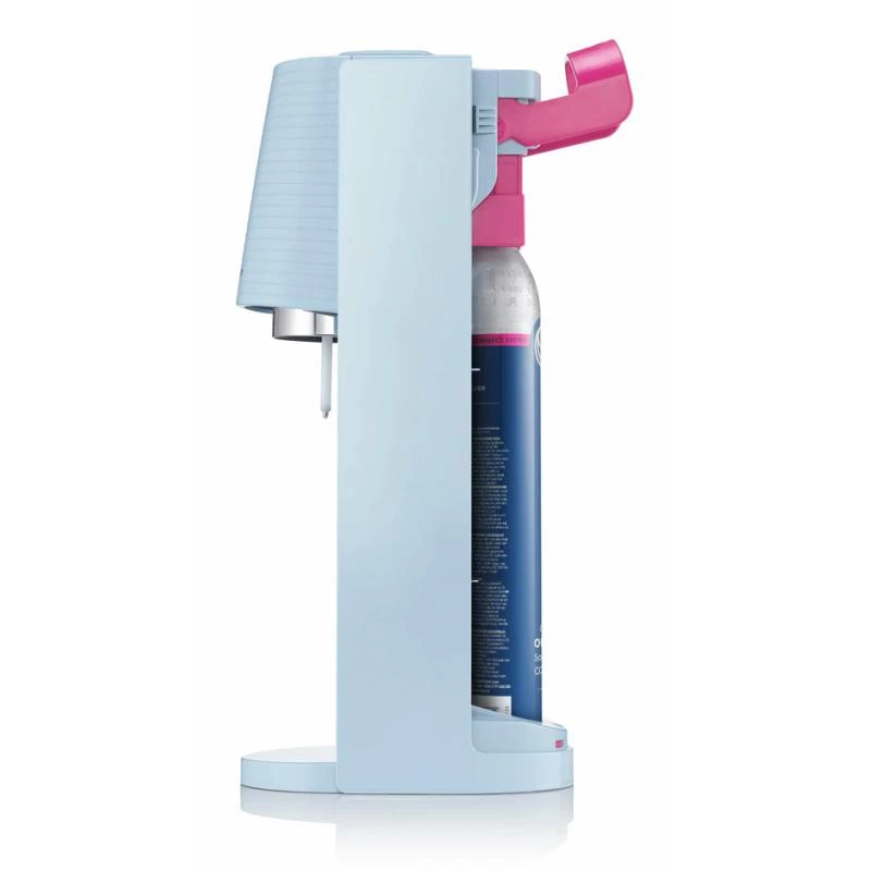 SodaStream gazuotas vandens aparatas Terra šviesiai mėlynas QC su CO2 balionėliu ir 1L PET buteliu
