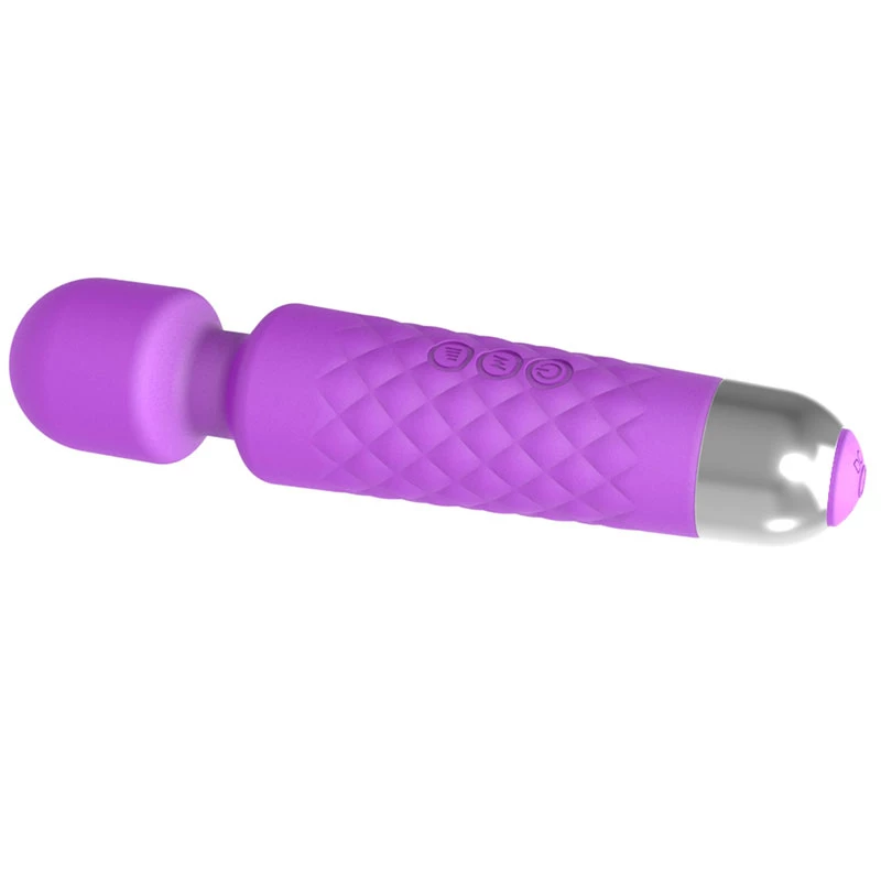 Erolab Wand-M Purple – belaidis, įkraunamas klitorinis masažuoklis, vandeniui atsparus