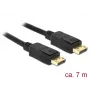 DisplayPort kabelis DeLOCK 84860 7 m Juodas