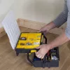 Stalinių dalių dėžė Stanley Sortmaster daugiapakopis organizatorius juodas permatomas 400x420x315 mm