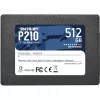 2,5 colio SATA III SSD PATRIOT P210 512 GB – 500 MB/s skaitymas, 400 MB/s rašymas