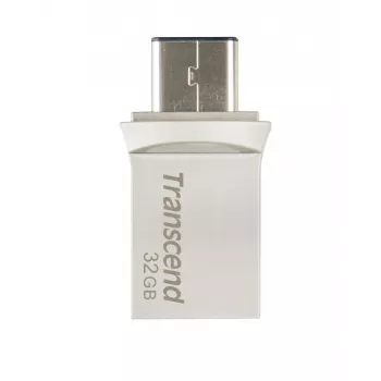 Transcend JetFlash 890 32GB USB atmintukas su dviem jungtimis