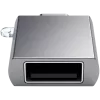 Satechi USB-C adapteris į USB 3.0 Space Gray – kilnus dizainas ir aukšta kokybė, kompaktiškas