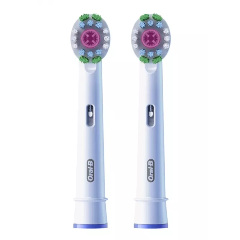 Šepetėlių galvutės Oral-B 3D WHITE EB18-2 – keičiamos galvutės, 2 vnt. pakuotė