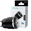 Shelly Wave Plug S Z-Wave 800 juodas — išmanusis kištukinis lizdas