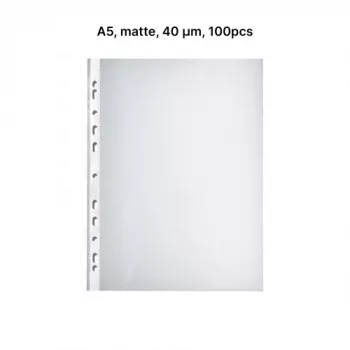 AD Class Perforuota kišenė Orange Peel A5 40 mikronų, pakuotė 100 vnt.