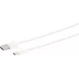 USB laidas S/CONN 14-13040 0,5m USB A USB C baltas