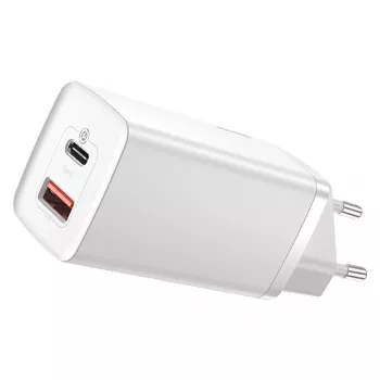 Kroviklis Baseus CCGAN2L-B02 20V 1xUSB 1xType-C balta